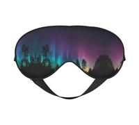 Masque de sommeil et masque pour les yeux en satin imprimé ciel nocturne | Masques de sommeil profond pour homme et femme | Masque de sommeil doux pour nourrir la peau