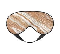 Masque de sommeil et masque pour les yeux en satin imprimé terre fluide et coloré ondulé | Masques de sommeil profond pour homme et femme | Masque de sommeil doux pour nourrir la peau
