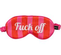 Masque De Sommeil ""F*Ck Off"". Masque De Sommeil Doux. Masque Pour Les Yeux Rose Et Rouge. Masque De Nuit Ultra-Doux Avec Élastique. 20 X 10 Cm.