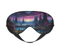 Masque de sommeil fantastique pour nuit étoilée, masque de sommeil double face, masque de sommeil pour homme et femme, masque occultant pour dormir, voyage