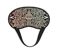 Masque de sommeil fin du monde avec calendrier maya pour femmes, filles, hommes, masque doux et confortable pour les yeux avec sangle réglable, couverture occultante pour voyage, yoga, sieste, travail