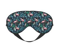 Masque de sommeil Flamingo avec sangle réglable, bloquant les lumières, cache-yeux doux et respirant, masque de sommeil pour hommes et femmes, motif-24