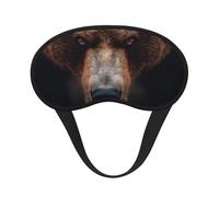 Masque de sommeil Forest Roar, doux et respirant, bande élastique, convient pour les voyages et le camping.
