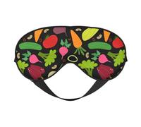 Masque de sommeil Funny Goose Masque pour les yeux double face Couvre-yeux de sommeil réglables et doux pour dormir Ombrage parfait Réduit l'œdème oculaire