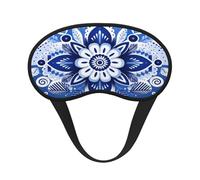 Masque de sommeil géant Lotus Mandala doux et confortable pour homme et femme Masque de sommeil confortable