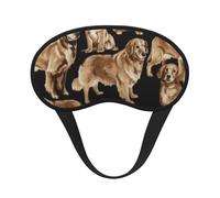 Masque de sommeil Golden Retrievers pour dormeurs sur le côté - Joli masque occultant pour la maison ou les voyages
