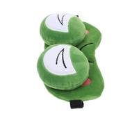 Masque de Sommeil Grenouille en Peluche et Gel, Bande Élastique | Bloque la Lumière, Soulage Doucement la Pression, pour Voyageurs, Étudiants et Bureaux, Style Cartoon