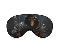 Masque de sommeil Grim Reaper - Bloque la lumière - Confortable et doux - Avec bande élastique - Convient pour les hommes et les femmes - Convient pour les voyages et le sommeil