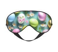 Masque de sommeil Happy Easter Holiday pour homme et femme 100 % occultant, sans pression sur les yeux, doux et respirant