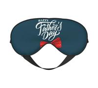 Masque de sommeil « Happy Father's Day A » - Masque de sommeil double face pour homme et femme - Occultant pour dormir et voyager