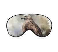Masque de sommeil Hawk assis dans l'arbre, masque pour les yeux bloquant la lumière, confortable et doux, couverture des yeux avec bande élastique, convient pour les hommes et les femmes, convient