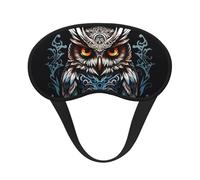 Masque de sommeil hibou pour dormir sur le côté, masque de nuit bloquant la lumière, masque pour les yeux pour femmes et hommes, ombre douce et confortable pour les voyages, la sieste