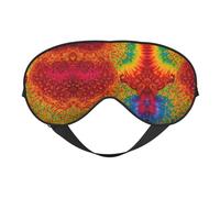 Masque de sommeil hippie Tie Dye pour les yeux, bloque parfaitement la lumière pour les femmes et les hommes, bandeau doux et confortable pour les voyages