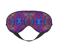 Masque de sommeil hippie Tie Dye pour les yeux, bloque parfaitement la lumière pour les femmes et les hommes, bandeau doux et confortable pour les voyages