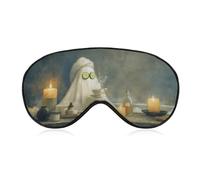 Masque de sommeil humour pour les yeux - Pour salle de bain - Tranches de concombre sur les yeux - Pour homme et femme - Sangle réglable - Pour voyage, yoga, sieste, travail