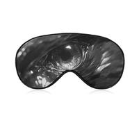 Masque de sommeil œil d'aigle pour homme et femme avec sangle réglable pour voyage, yoga, sieste, travail