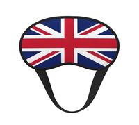Masque de sommeil imprimé drapeau britannique, masque de sommeil pour les yeux pour homme et femme pour une obscurité totale, réduit le gonflement des yeux