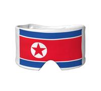Masque de sommeil imprimé drapeau coréen, équipement de sommeil réversible, bandeau bloquant la lumière, pour un confort de voyage