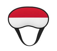 Masque de sommeil imprimé drapeau de Monaco, masque de sommeil pour les yeux pour femmes et hommes pour une obscurité totale, réduit le masque pour les yeux gonflés