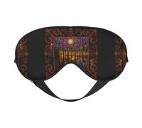 Masque de sommeil imprimé pour fête d'Halloween - Masque pour les yeux - Masque pour les yeux - Pour dormir la nuit, voyage, avion