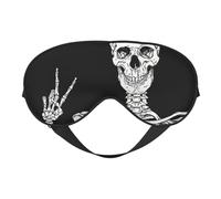 Masque de sommeil imprimé tête de mort masque pour les yeux masque pour les yeux couverture pour les yeux pour dormir la nuit voyage avion Ues