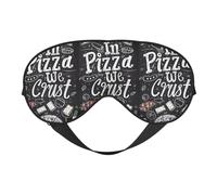 Masque de sommeil, in Pizza We Crust Art Masques pour les yeux pour le sommeil, masques de sommeil pour femmes et hommes, couvre-yeux occultants pour voyage/sommeil