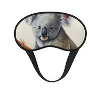 Masque de sommeil koala et papillon pour dormir sur le côté, masque occultant pour homme et femme, masque de sommeil sans pression, doux, respirant, confortable pour dormir la nuit