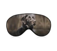 Masque de sommeil Labrador Retriever pour homme et femme avec sangle réglable - Masque occultant doux et respirant - Antidérapant - Essentiels de voyage