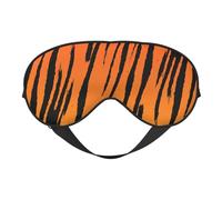 Masque de sommeil léger et réglable avec imprimé à rayures tigre pour homme et femme