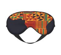 Masque de sommeil léger et respirant avec motifs textiles africains bloquant la lumière pour voyage, yoga, aventures en plein air