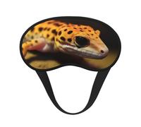 Masque de sommeil léopard Little Gecko pour dormir sur le côté, masque occultant pour homme et femme, masque de sommeil sans pression, doux, respirant, confortable pour dormir la nuit