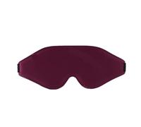 Masque de sommeil lesté pour les yeux pour hommes et femmes qui dorment sur le côté pour un sommeil profilé 6D, sans pression, 100 % occultant, doux et confortable (rouge, S)