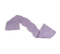 Masque de sommeil lesté, pour une relaxation profonde, avec garnissage en perles, pour un sommeil réparateur, pour les voyages, en avion, en train et à la maison, tissu doux pour la peau (violet)