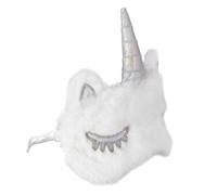 Masque de Sommeil Licorne Occultant en Imitation Lapin Blanc | Doux et Léger, pour Femmes et Filles, Chambre Lumineuse, Repos Nocturne, Style Mignon