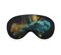 Masque de sommeil liquide coloré pour homme et femme avec sangle réglable - Masque occultant doux et respirant - Antidérapant - Essentiels de voyage