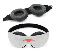 Masque de Sommeil Manta Slim - Masque Ultra Léger Occultant Pour Les Yeux, Design Fin & Confortable, Zéro Pression Sur Les Yeux, Contours Oculaires Réglables, Parfait Pour Ceux Qui Dorment Sur Le Côté