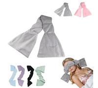 Masque de Sommeil Masque de Nuit Masques de Sommeil de Voyage Masques lesté pour Les Yeux Couverture des Yeux relaxante Anti-lumière Cache Yeux pour Dormir Réglable pour Homme Femme