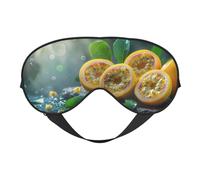 Masque de sommeil, masque de sommeil frais aux fruits de la passion morte pour le sommeil, masques de sommeil pour femmes et hommes, couvre-yeux occultants pour voyage/sommeil