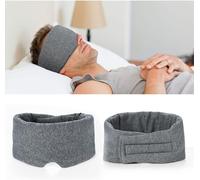 Masque De Sommeil Masque De Sommeil Occultant Fait À La Main Cache Yeux Réglable Pour Homme Femme Pour Les Voyages,La Sieste,Le Yoga Taille Unique,Gris