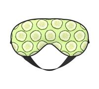 Masque de sommeil, masque de sommeil pour homme et femme, masque de sommeil occultant pour voyage/sommeil, joli masque pour les yeux en tranches de concombre