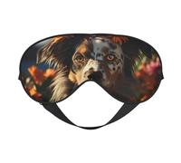 Masque de sommeil, masque de sommeil pour homme et femme, masque occultant pour voyage/sommeil, couronne de fleurs