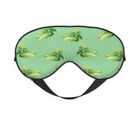 Masque de sommeil, masque de sommeil pour homme et femme, masque occultant pour voyage/sommeil, joli masque pour les yeux imprimé concombre