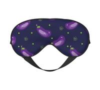 Masque de sommeil, masque de sommeil pour homme et femme, masque occultant pour voyage/sommeil, masque pour les yeux aubergine