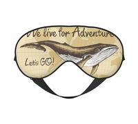 Masque de sommeil, masque de sommeil pour homme et femme, masque occultant pour voyage/sommeil, masque pour les yeux We Live for Adventure