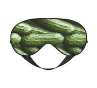 Masque de sommeil, masque de sommeil pour homme et femme, masque occultant pour voyage/sommeil, masque amusant pour les yeux de concombre