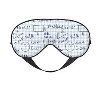 Masque de sommeil, masque de sommeil pour homme et femme, masque occultant pour voyage/sommeil, masque pour les yeux d'équation mathématique de bon goût