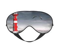 Masque de sommeil, masque de sommeil pour homme et femme, masque occultant pour voyage/sommeil, masque pour les yeux 3D en forme de phare dans le surf