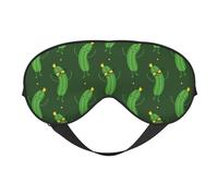 Masque de sommeil, masque de sommeil pour homme et femme, masque occultant pour voyage/sommeil, motif concombre mignon