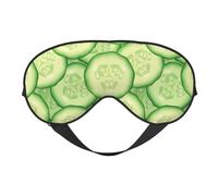 Masque de sommeil, masque de sommeil pour homme et femme, masque occultant pour voyage/sommeil, motif concombre