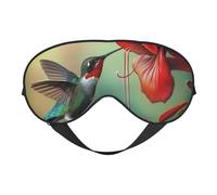 Masque de sommeil, masque de sommeil pour homme et femme, motif colibri, motif floral paradis
